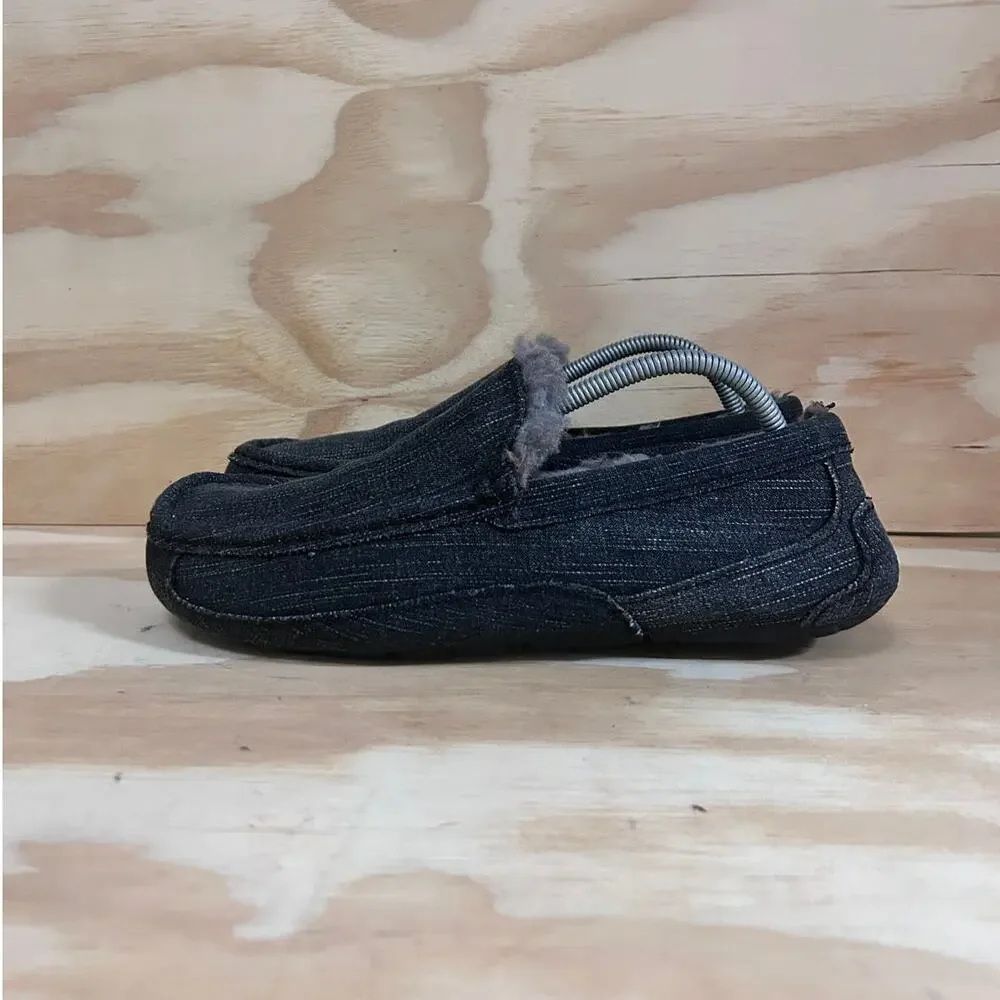UGG Australia - Ascot - Moccasin Slipper - Gray - Men's - 10 - S/N 1011738
